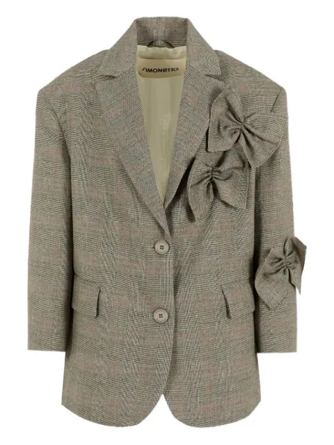 Simonetta bow-detail blazer