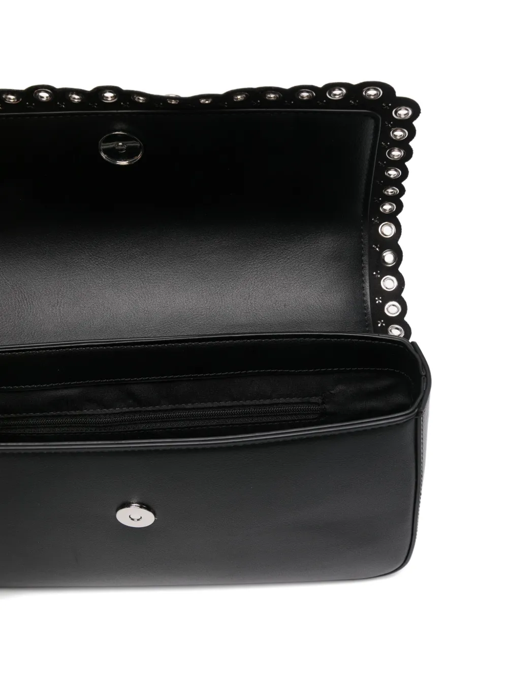 Cult Boekentas met kettingbandje en ringlets Zwart