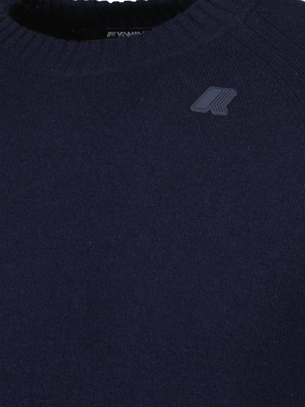 K-Way Sebas geribbelde knitwear Blauw