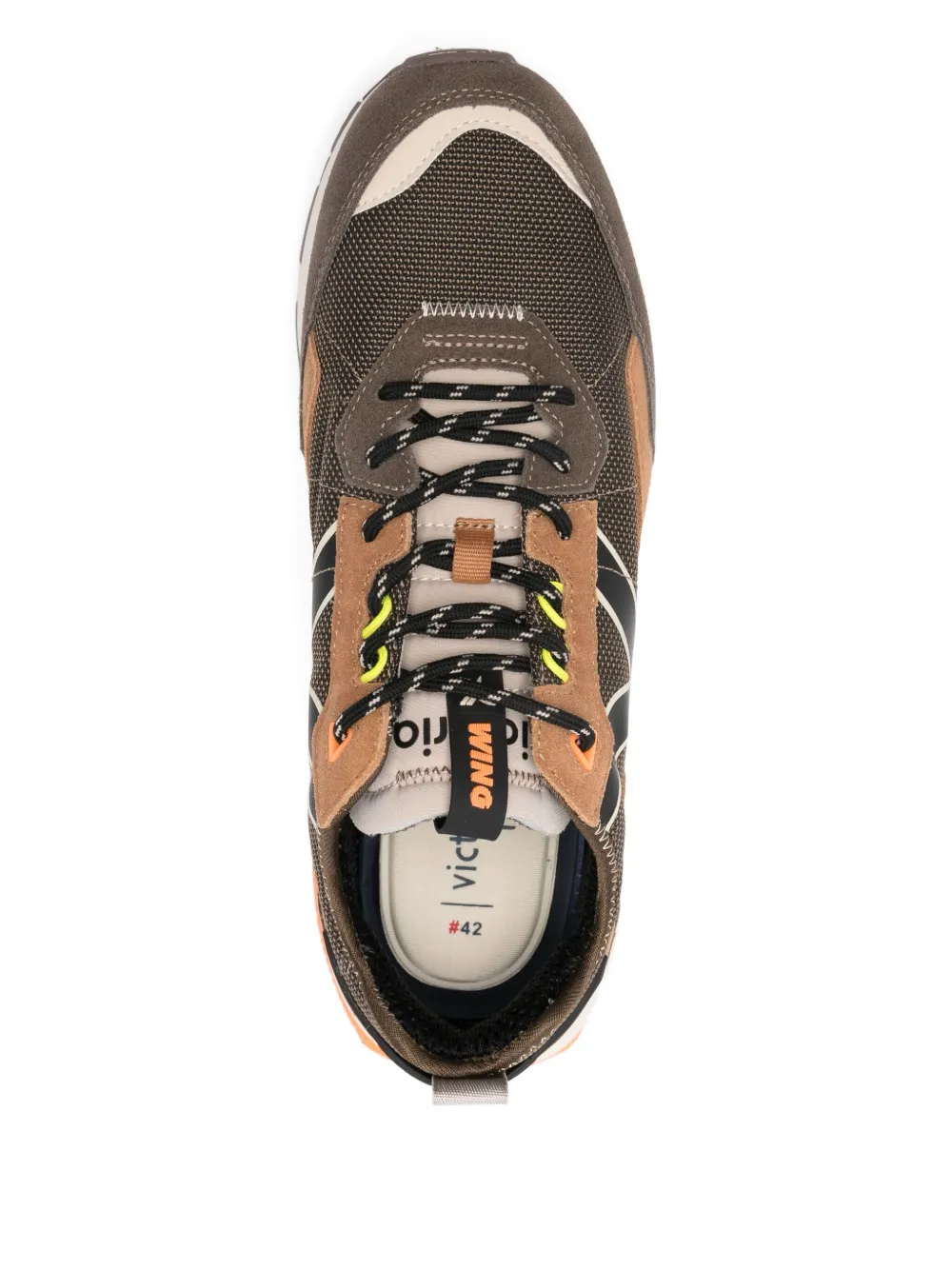 Victoria 1985 Wing Evo sneakers met vlakken Bruin