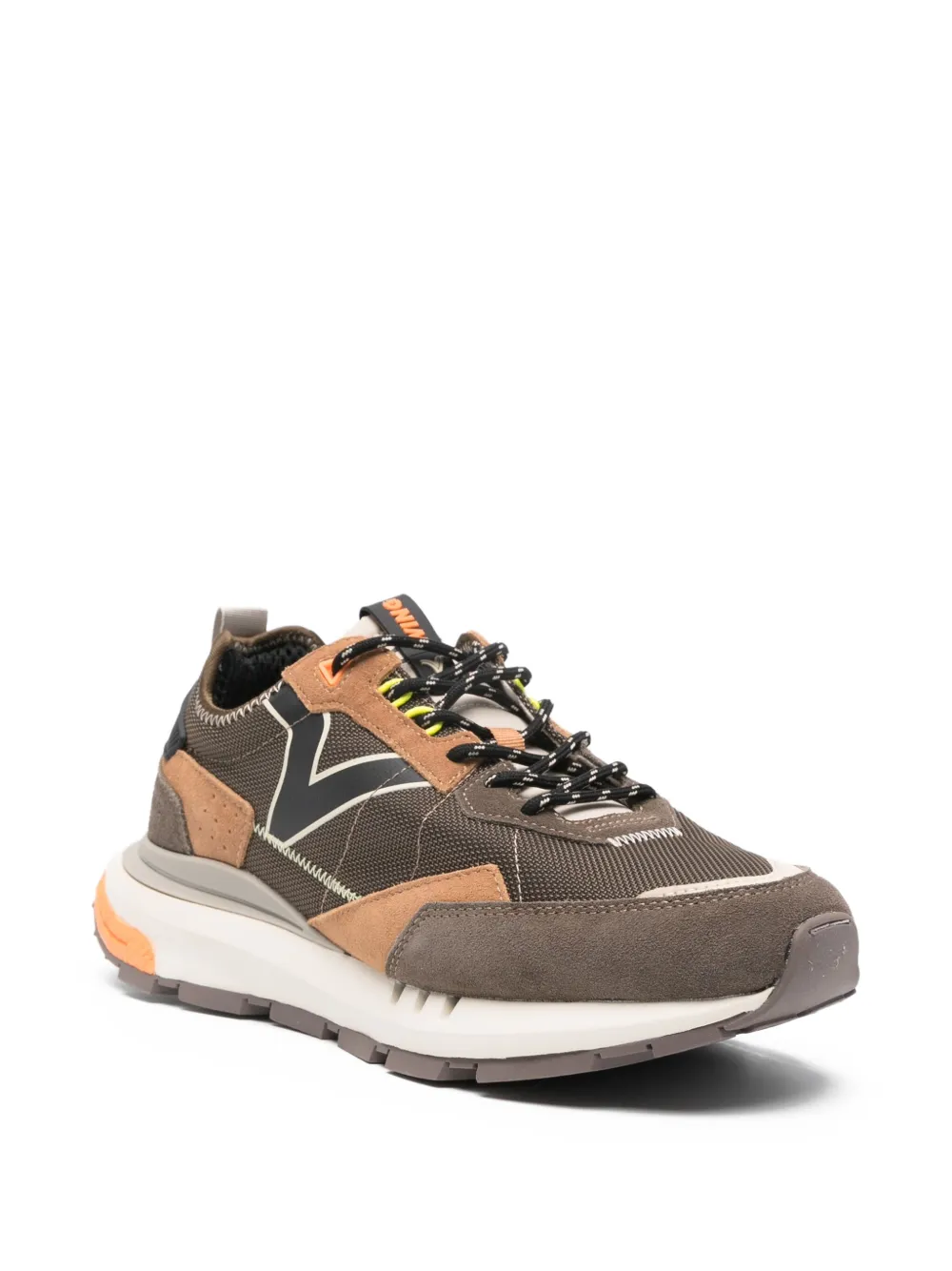 Victoria 1985 Wing Evo sneakers met vlakken Bruin