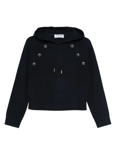 Blugirl button-embellished hoodie