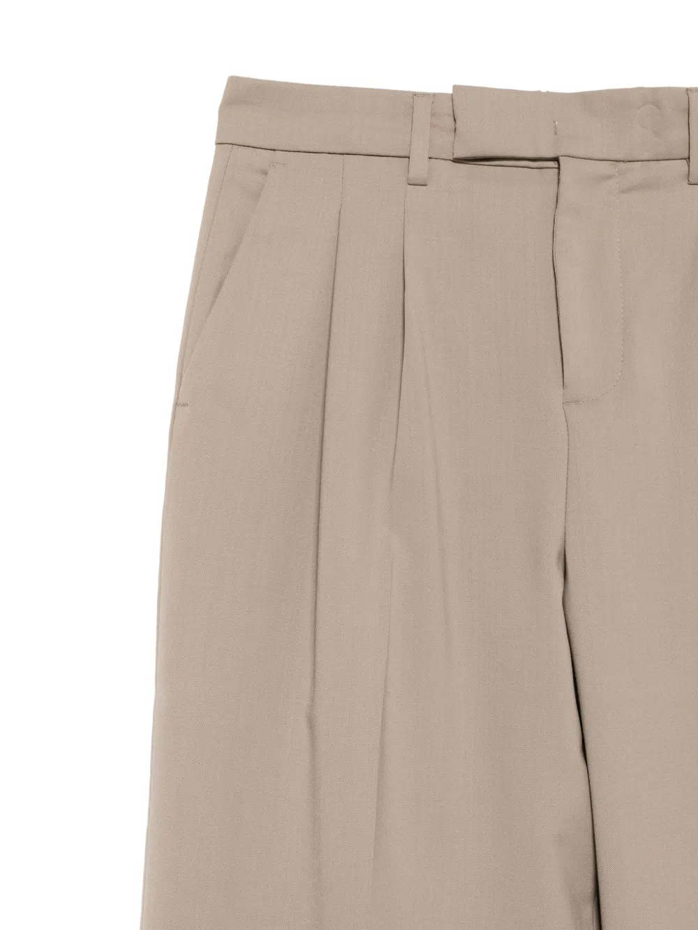 Briglia 1949 Pleat-detail Trousers In Gold