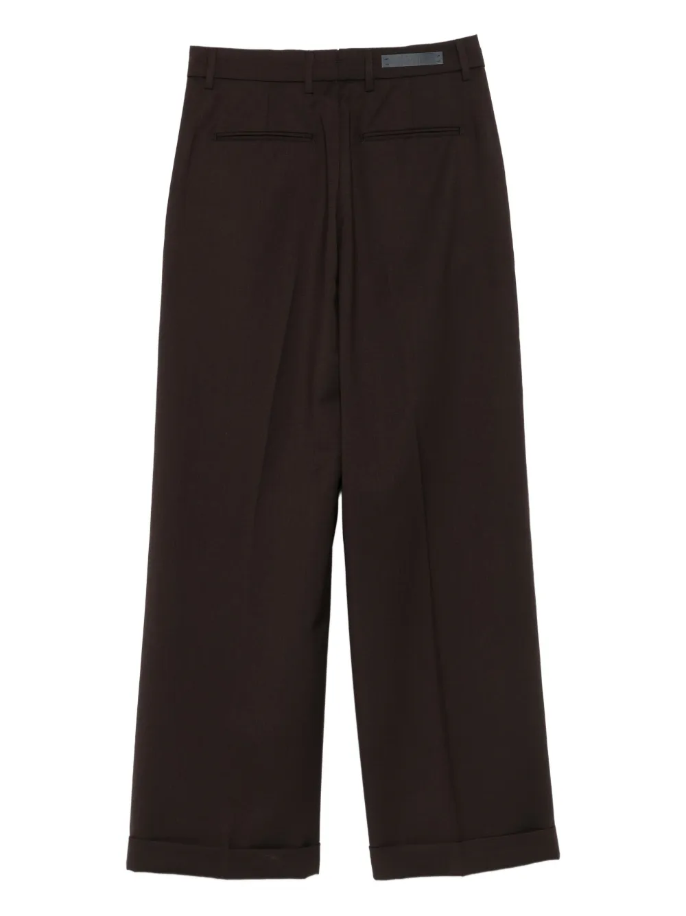 Briglia 1949 pleated turn-up trousers - Bruin