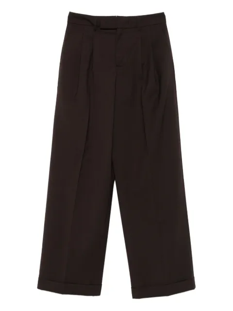 Briglia 1949 pleated turn-up trousers