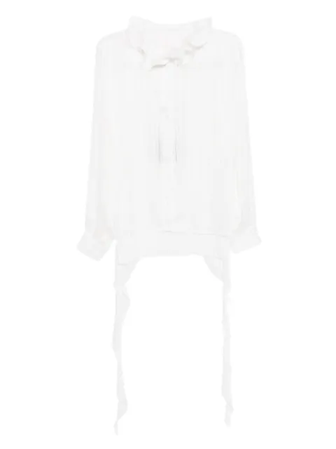 YCH blusa con rayas estampadas