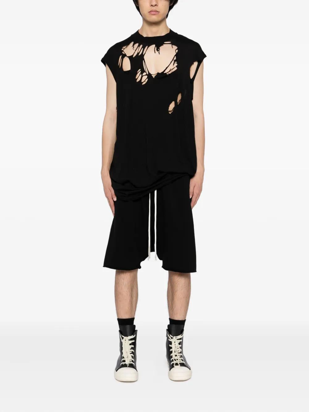 Rick Owens DRKSHDW drawstring-pod shorts | Drop-Crotch Shorts | Image 2