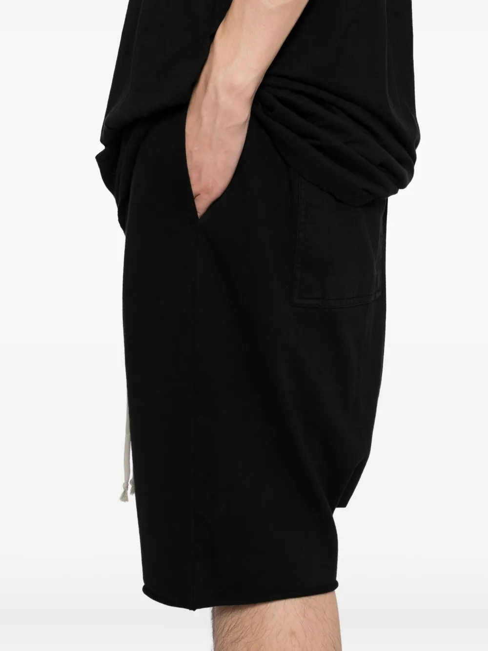 Rick Owens DRKSHDW Shorts met trekkoord Zwart