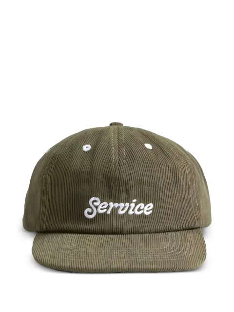 Service Works logo-embroidered cap