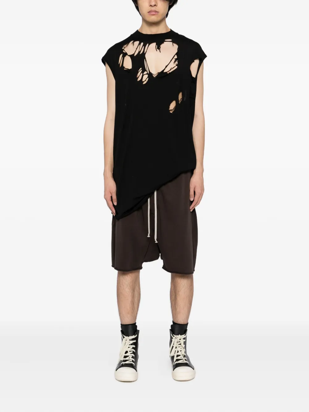 Rick Owens DRKSHDW drawstring-pod shorts | Drop-Crotch Shorts | Image 2