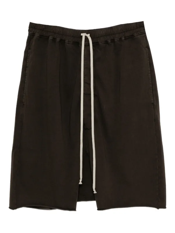 Rick Owens DRKSHDW drawstring-pod Shorts | Brown | FARFETCH