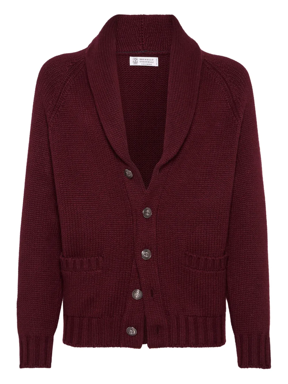 Brunello Cucinelli shawl-collar cardigan | Red | Image 1