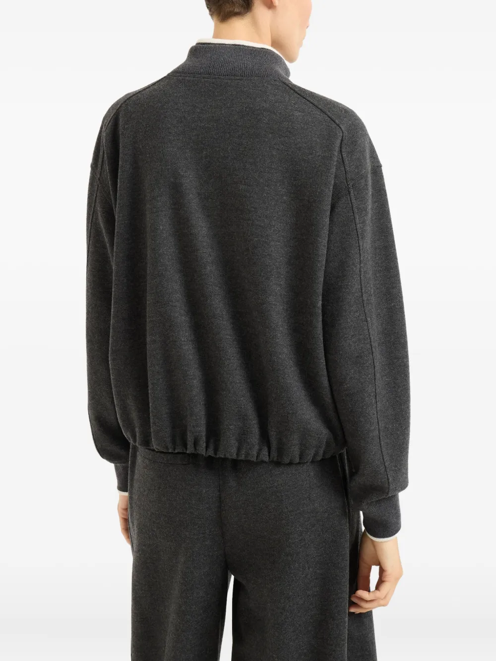 Brunello Cucinelli Sweater met lange mouwen Grijs