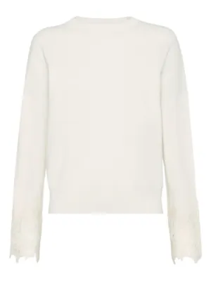 brunello cucinelli 長袖ニット BRUNELLO CUCINELLI Ribbed-knit sweater | NET-A-PORTER
