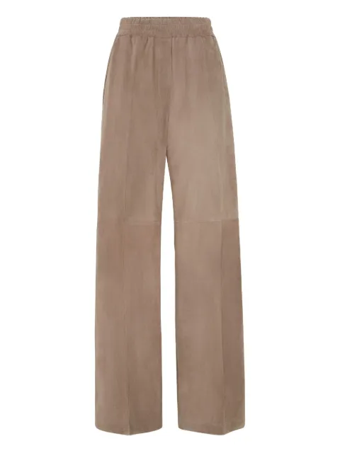 Brunello Cucinelli suede trousers