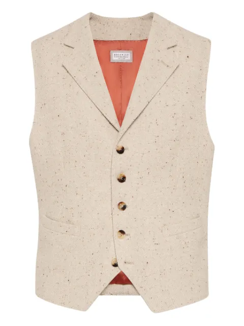 Brunello Cucinelli button-fastening waistcoat