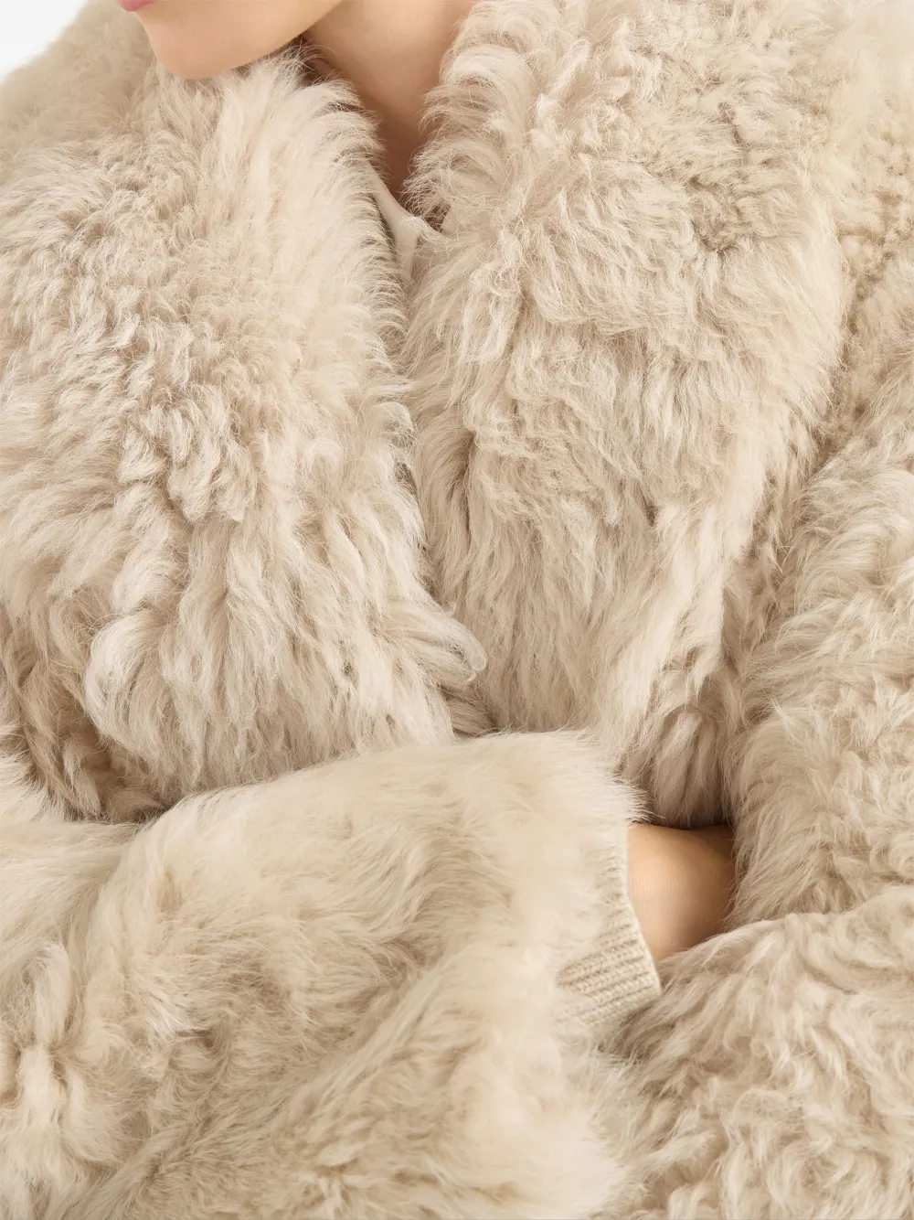 Brunello Cucinelli Jas met dubbele rij knopen Beige