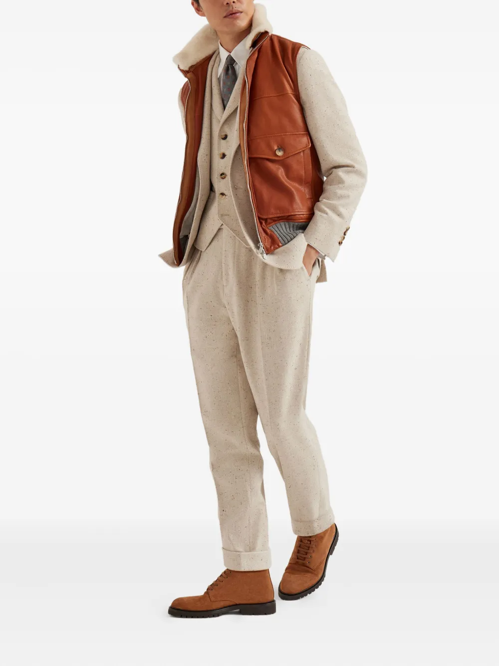 Brunello Cucinelli Sakko mit fallendem Revers | Sakkos | Image 2