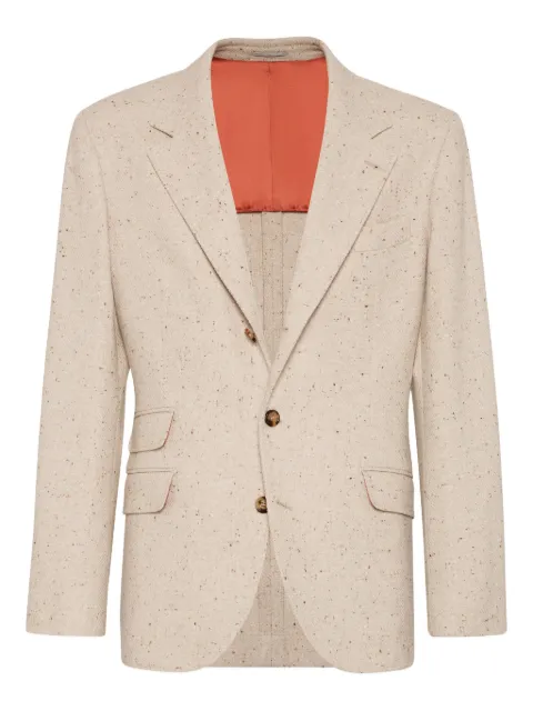 Brunello Cucinelli blazer con solapas de muesca