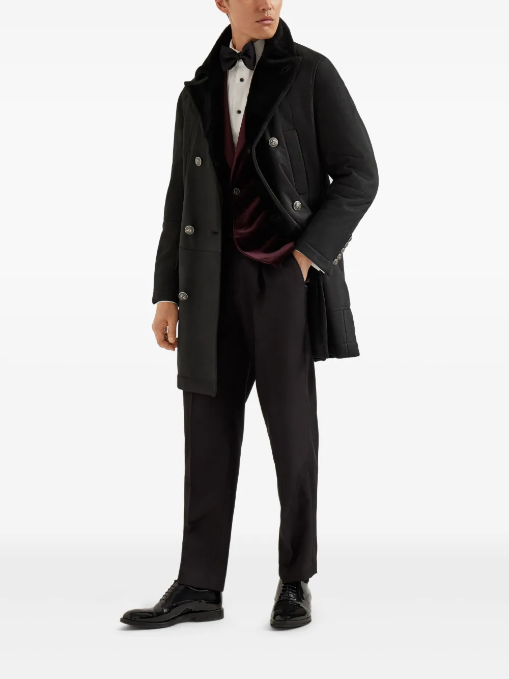 Brunello Cucinelli pleated tuxedo shirt | Image 2