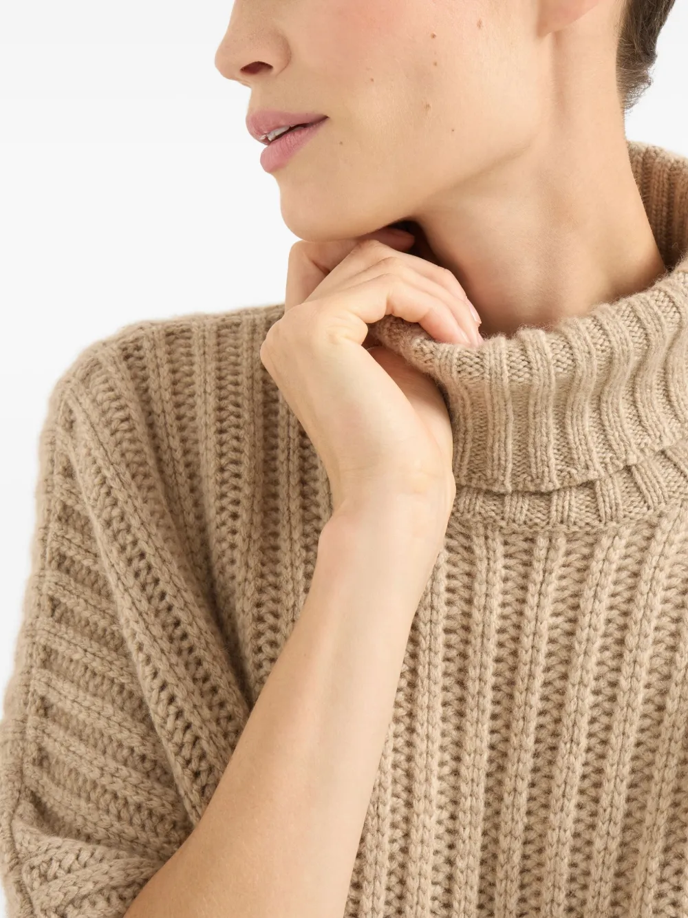 Brunello Cucinelli Kasjmier coltrui Beige