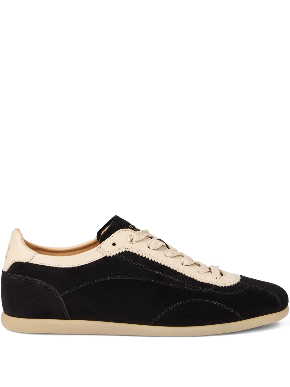Brunello Cucinelli suede panelled sneakers | Black | Image 1