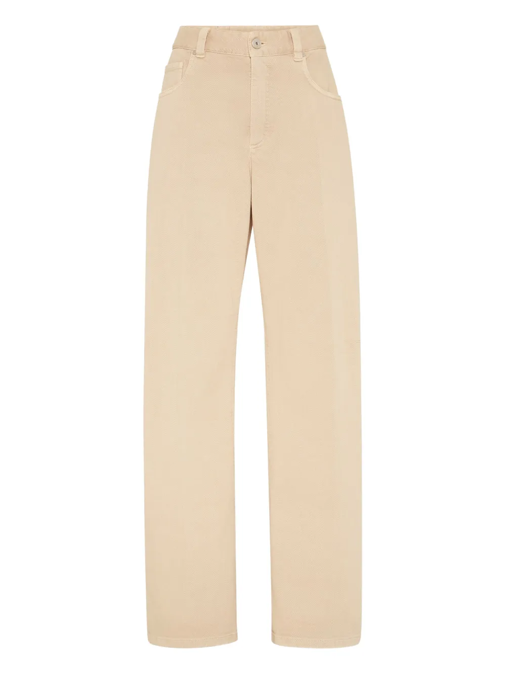 Brunello Cucinelli five-pocket jeans | Neutrals | Image 1