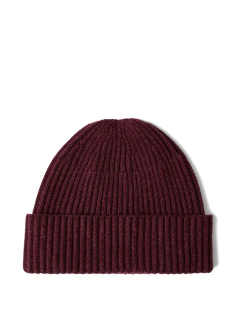Brunello Cucinelli ribbed-knit cashmere beanie hat
