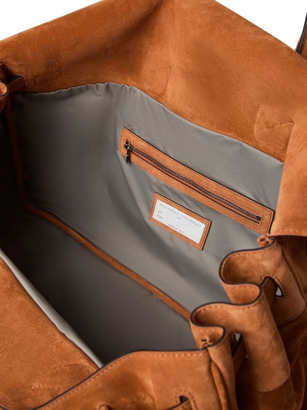 Brunello Cucinelli Weekender Country reistas Bruin