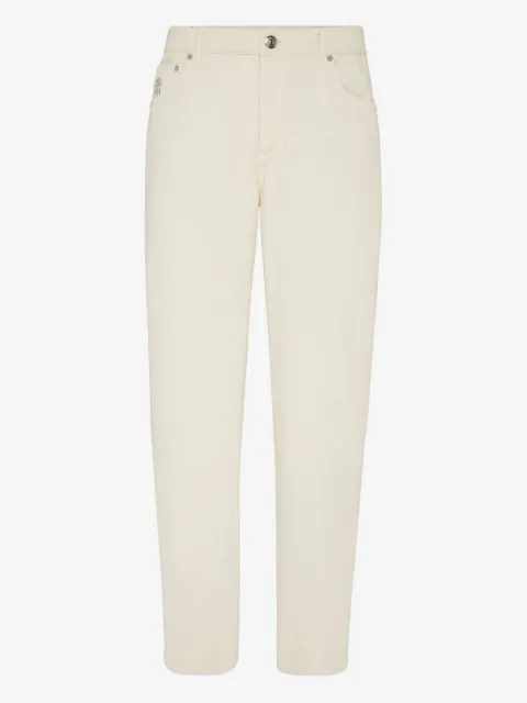 Brunello Cucinelli garment-dyed trousers