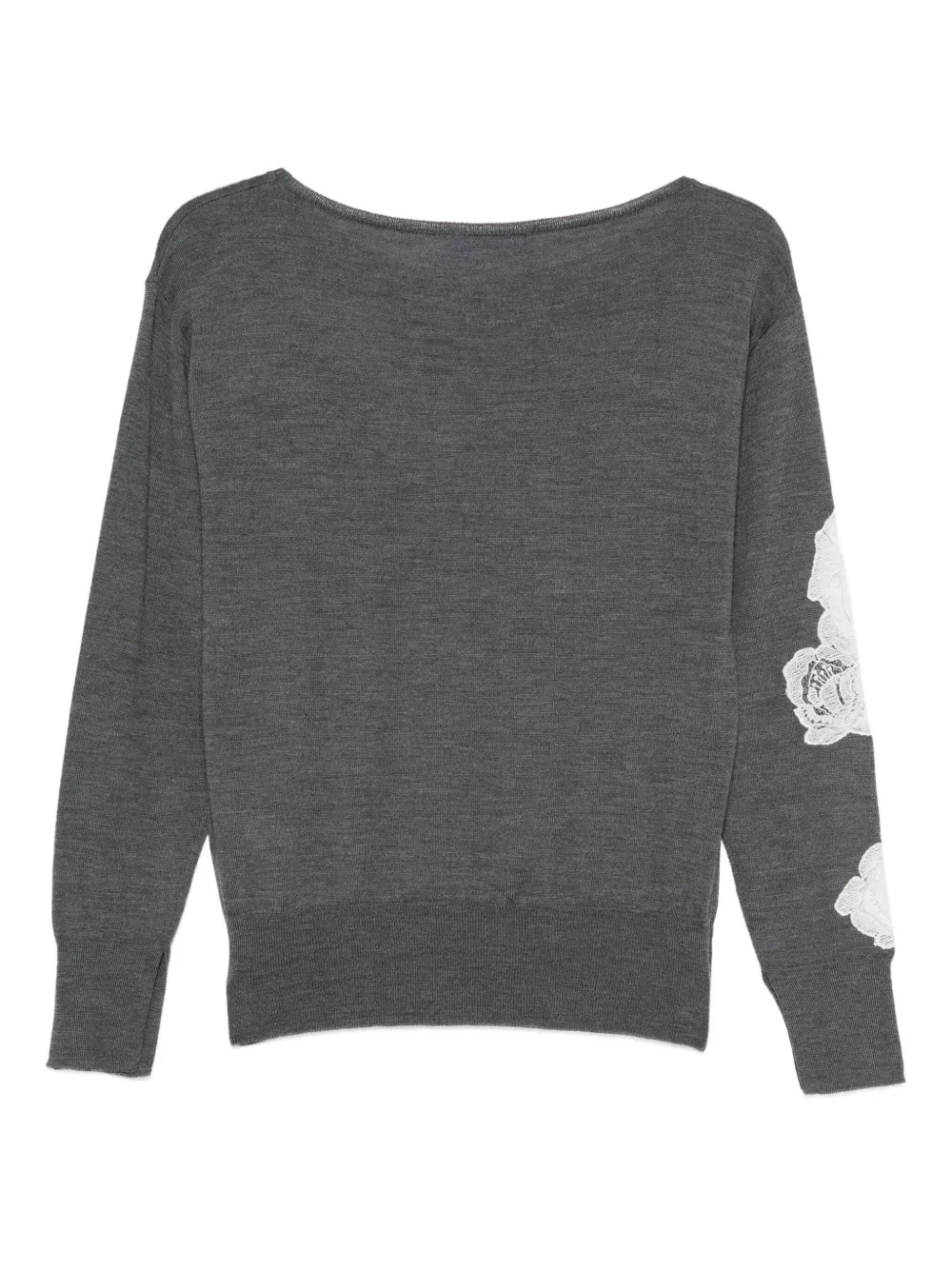 Blugirl Relaxed-fit Anthracite Sweater In Gray