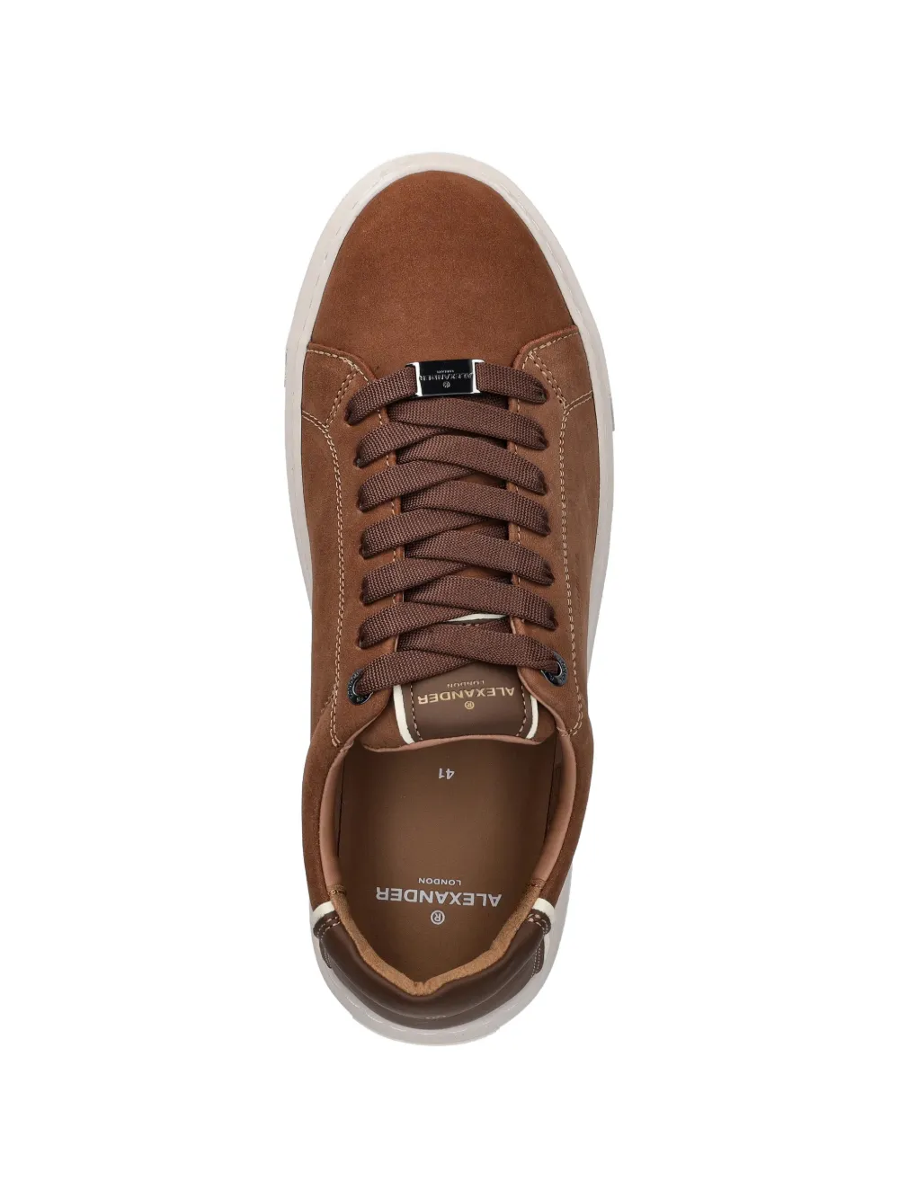 Alexander Smith London lace-up panelled sneakers Bruin