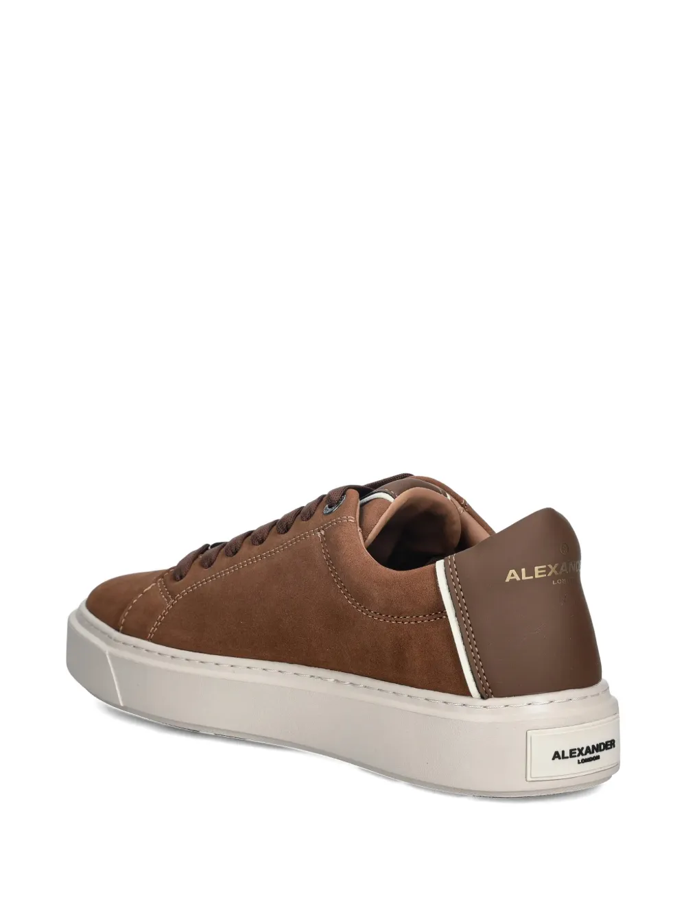 Alexander Smith London lace-up panelled sneakers Bruin
