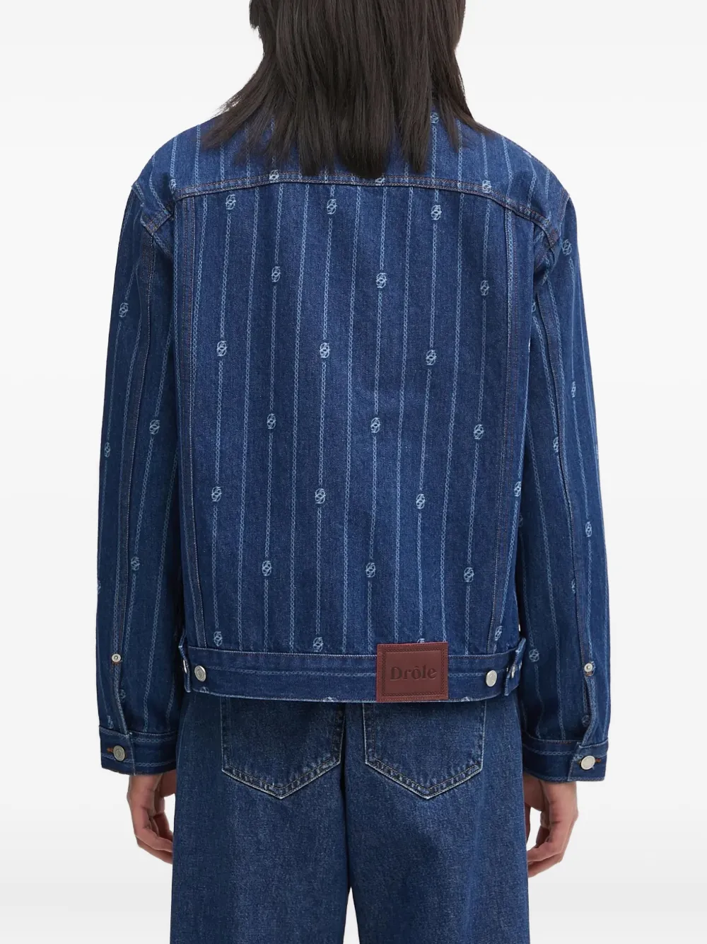 Drôle De Monsieur Denim jack Blauw