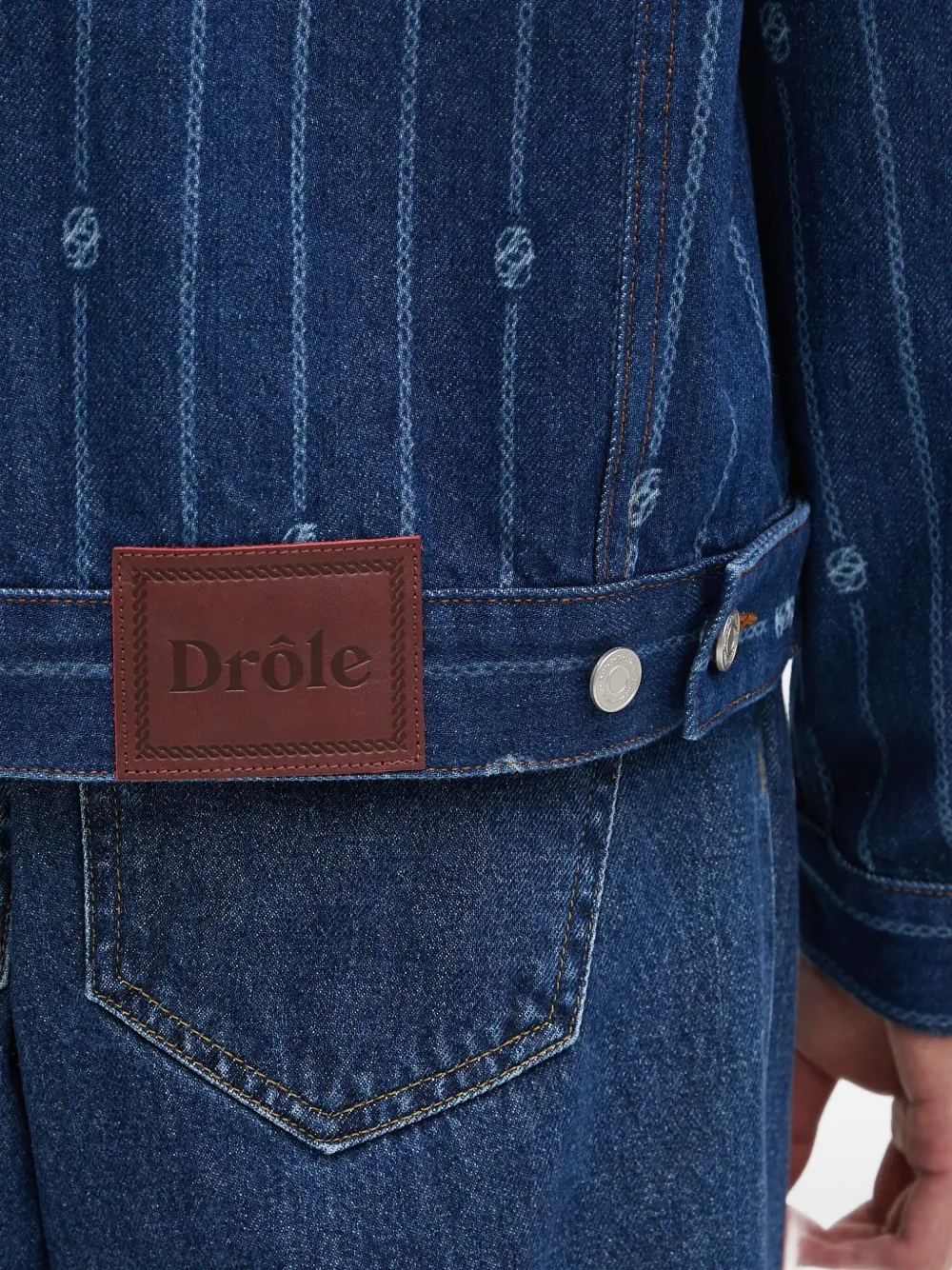 Drôle De Monsieur Denim jack Blauw