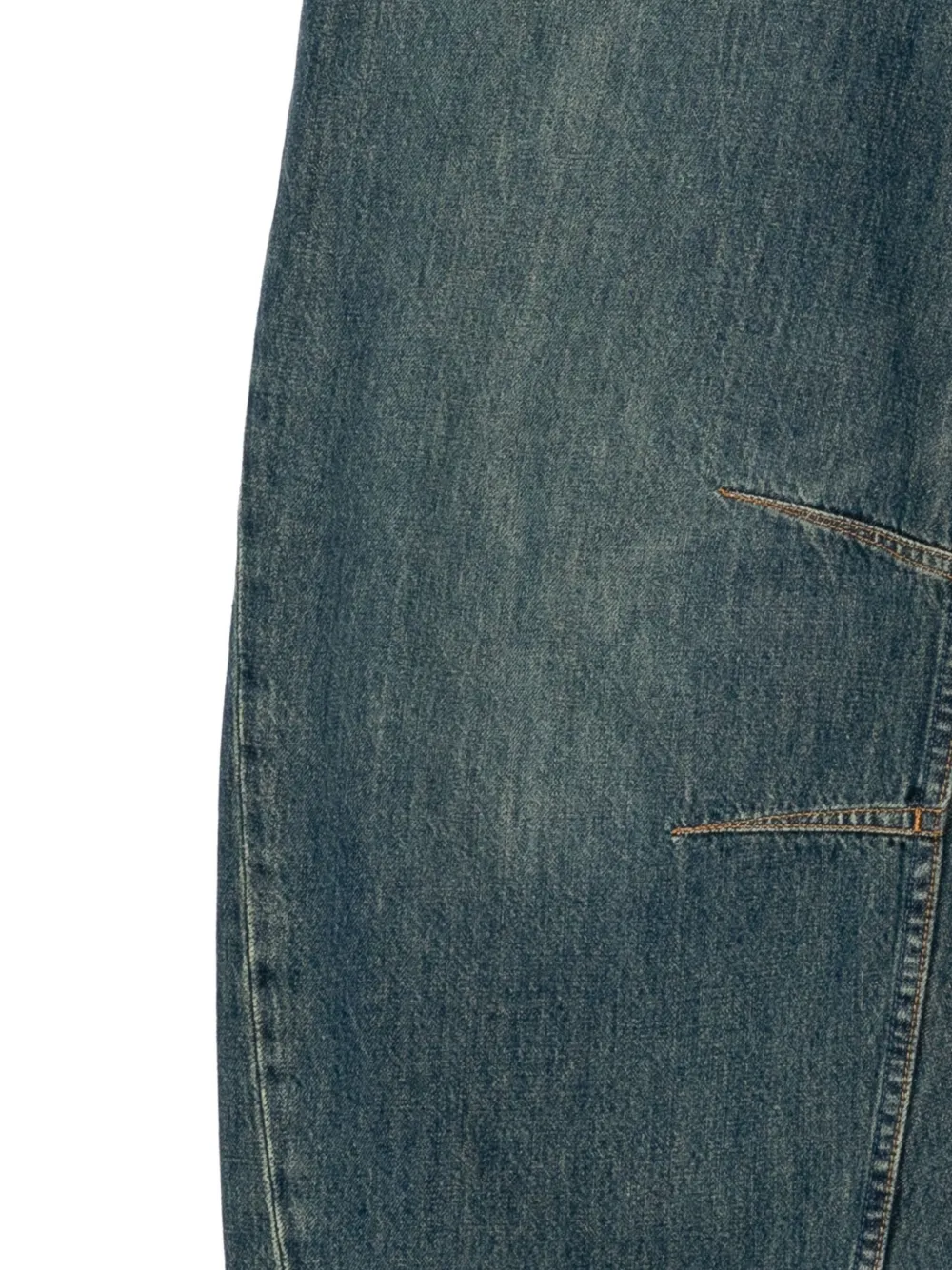 Helmut Lang Cocoon Jeans In Blue