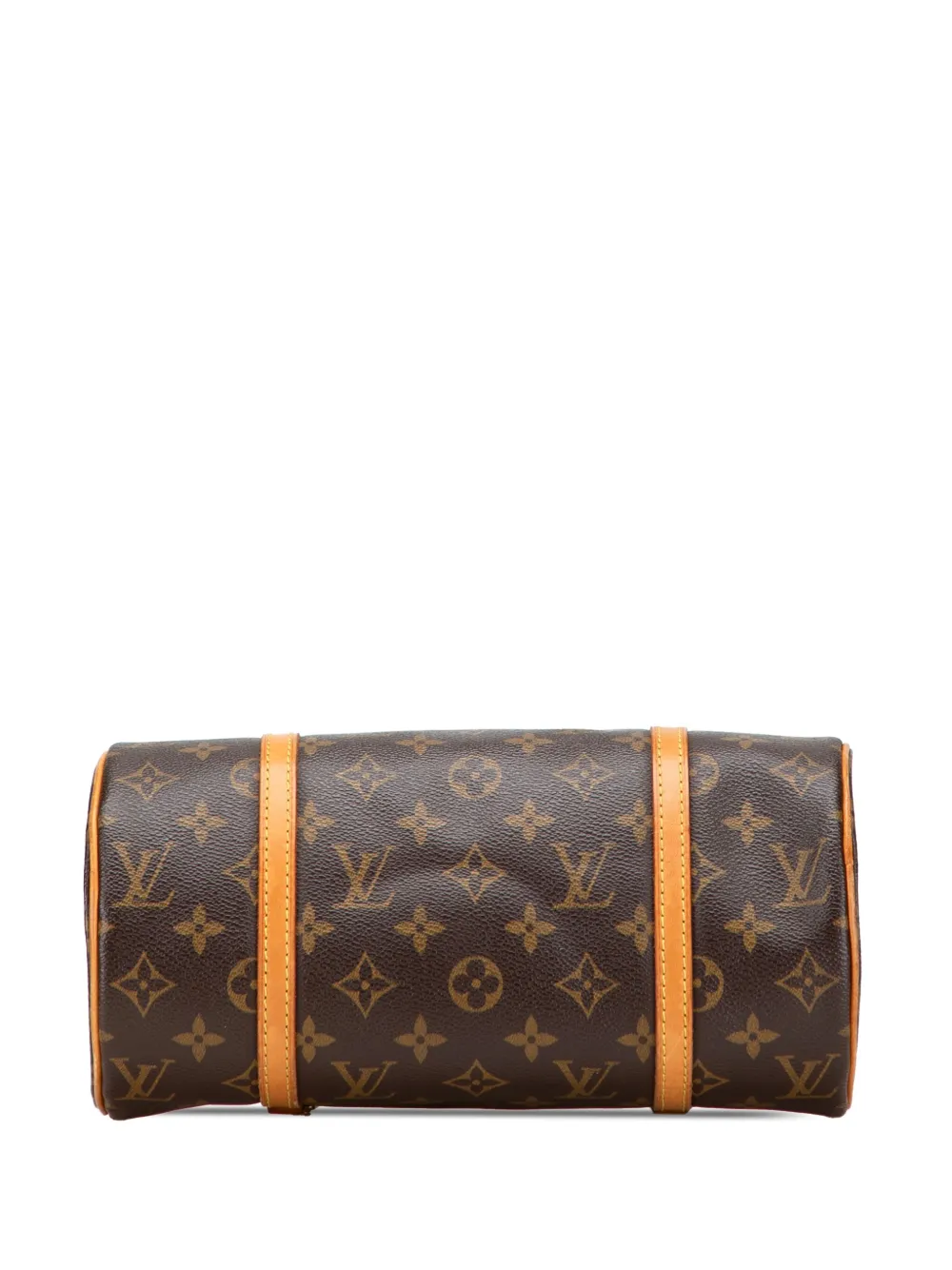 Pre-owned Louis Vuitton 2003 Monogram Papillon 28 Handbag In Brown