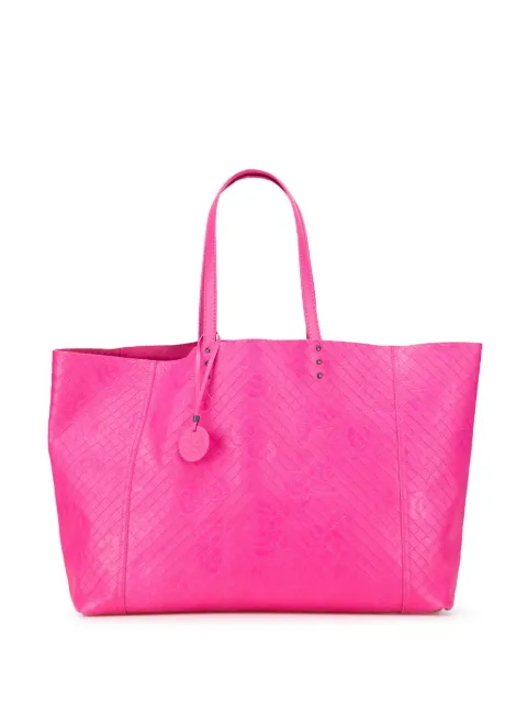 Bottega Veneta Pre-Owned 2012-2025 Leather Intrecciomirage Butterfly tote bag