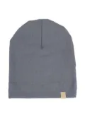 Bamboom logo-patch beanie - Grey