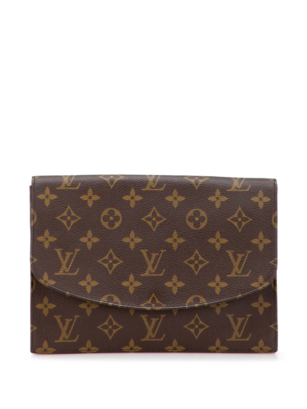 Louis Vuitton Pre-Owned 1992 モノグラム ポシェット ラバ 23 クラッチバッグ - ブラウン Louis Vuitton Pre-Owned 1992 モノグラム ポシェット ラバ 23 クラッチバッグ - ブラウン