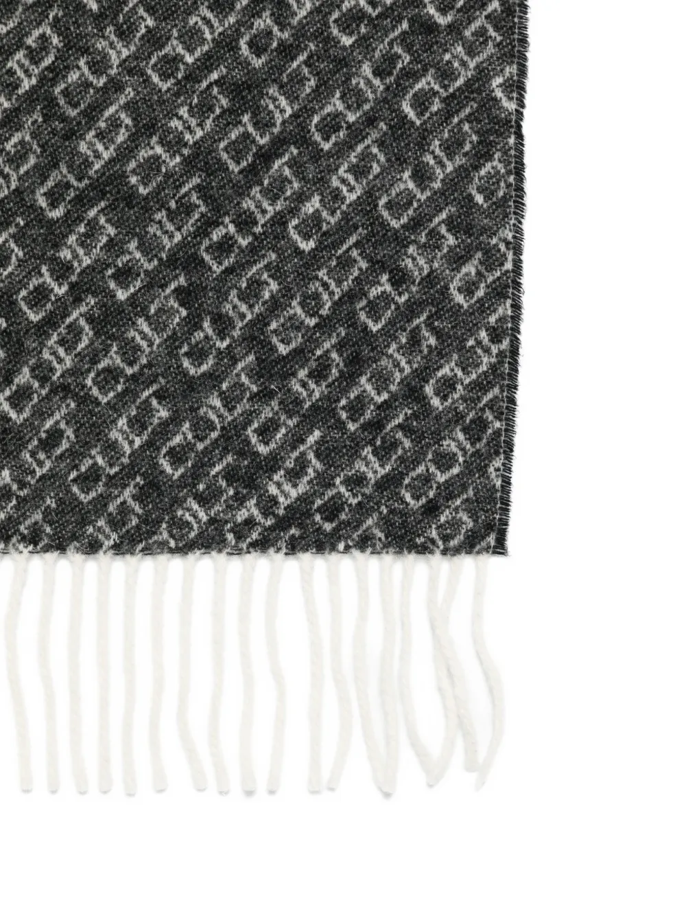  Cult Patterned Scarf - Black 