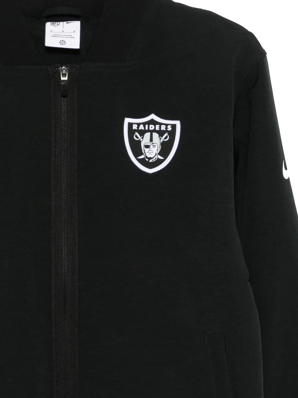 Nike Las Vegas Raiders Bomber Jacket In Black