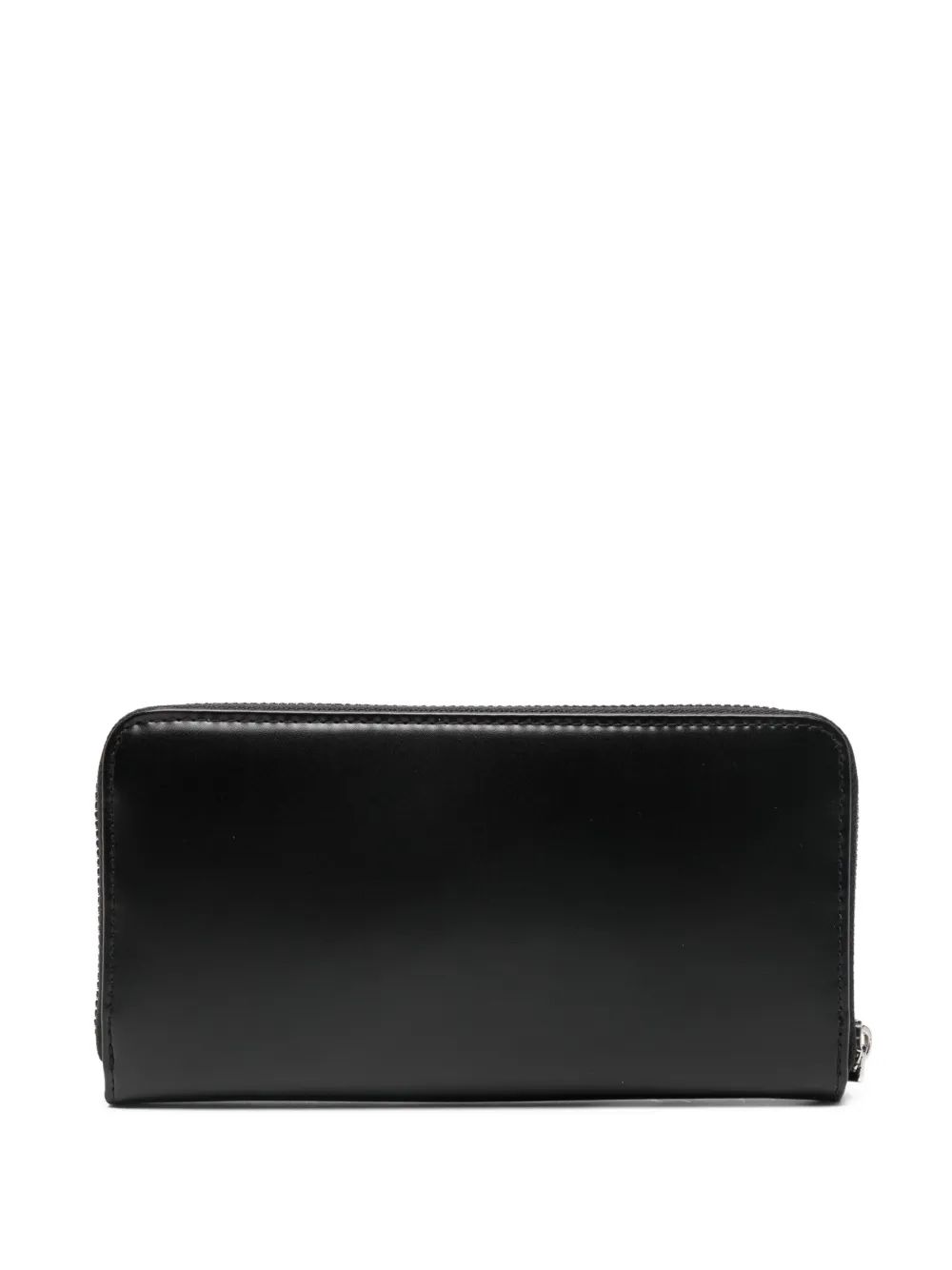 Cult studded leather wallet - Zwart