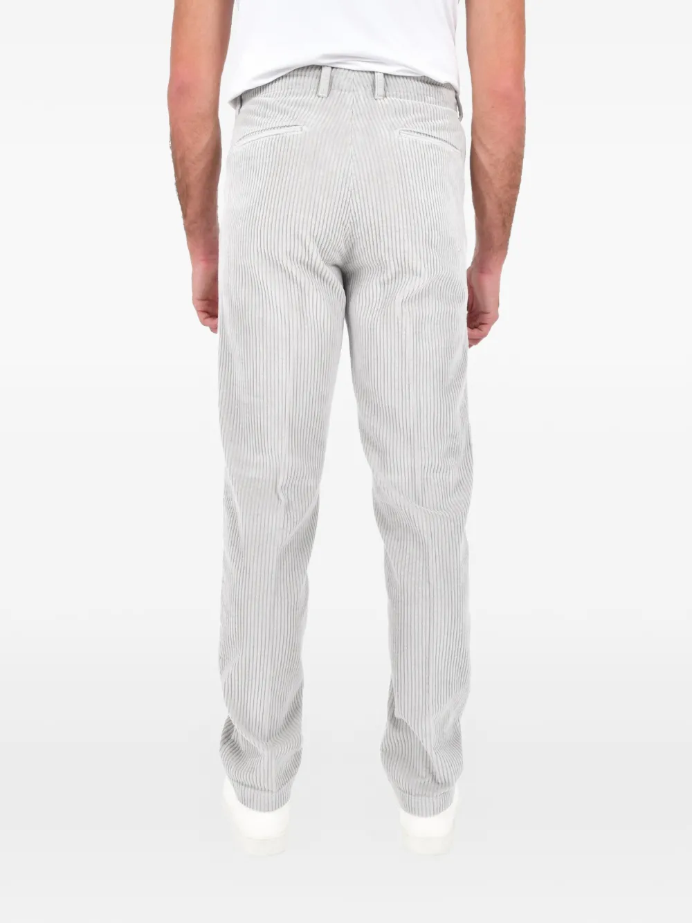 Boglioli corduroy striped trousers Grijs