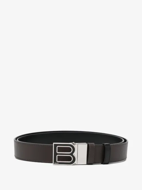 Bally حزام جلد بشعار B