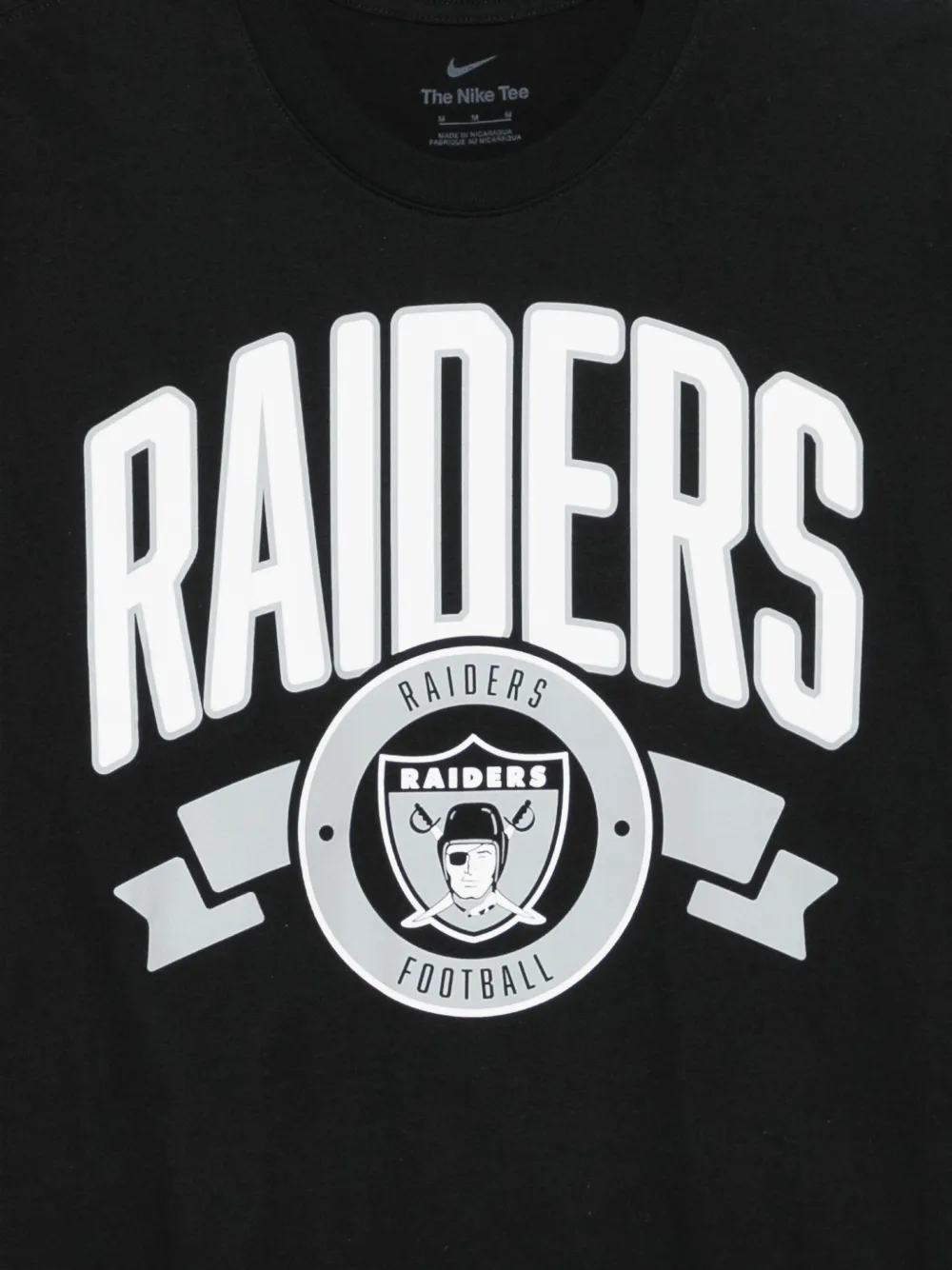 Nike T-shirt met grafische print Zwart