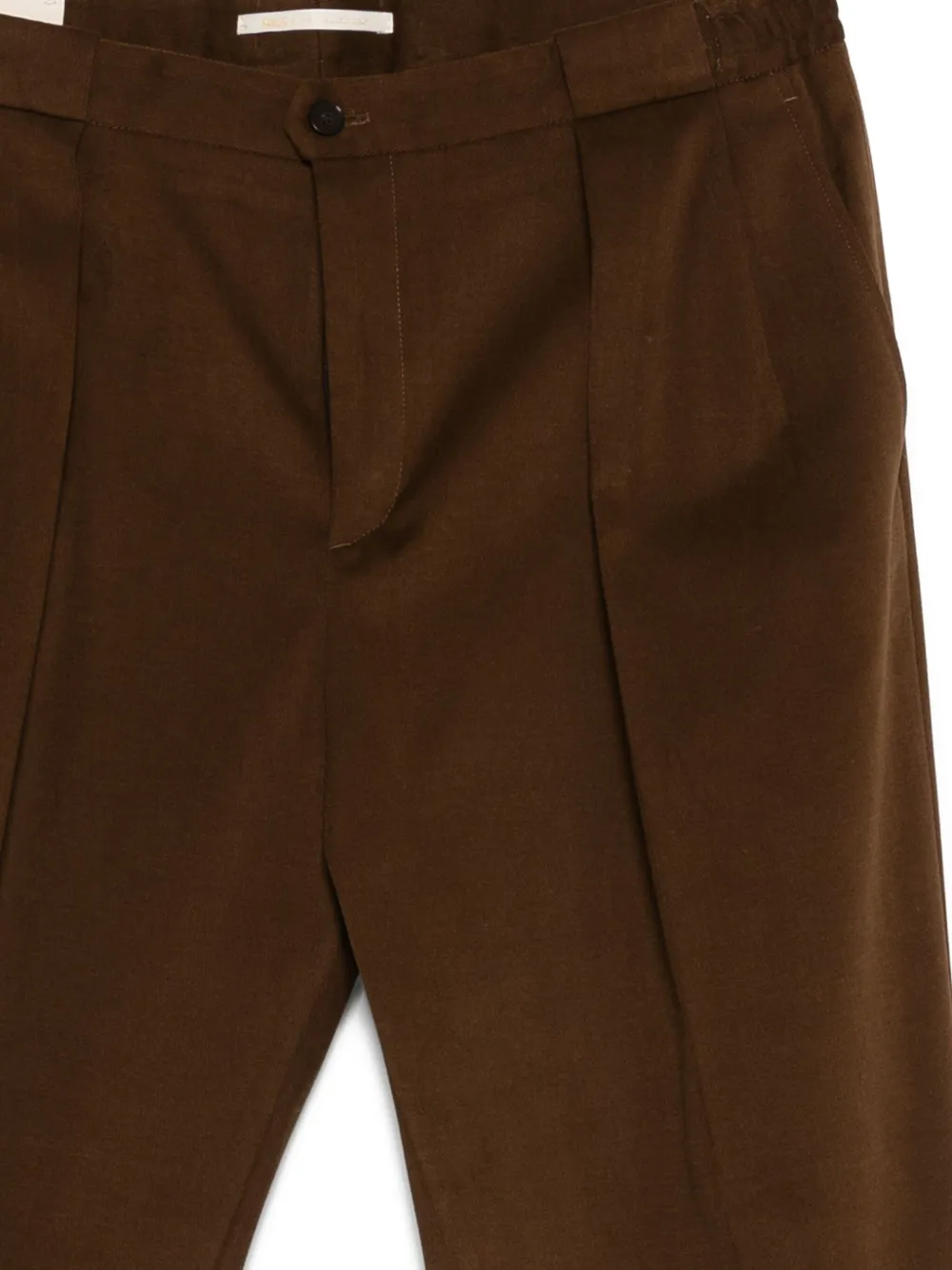 Briglia 1949 Portobello broek met geplooid detail Bruin