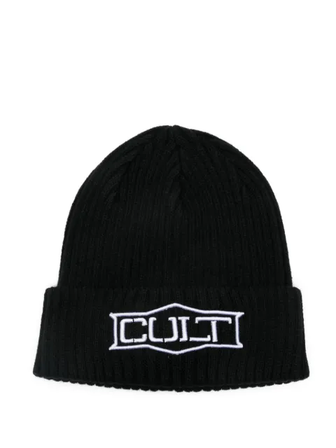 Cult logo-embroidered beanie