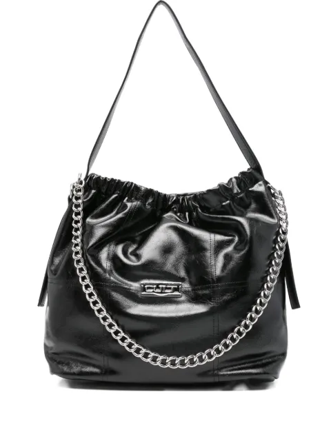Cult chain-strap leather tote bag