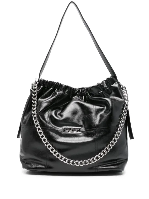 Cult chain-strap leather tote bag
